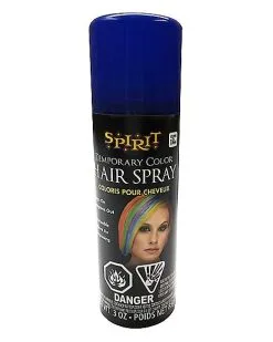 Spirit Halloween Blue Hairspray
