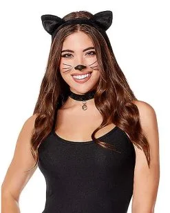 Spirit Halloween Black Cat Costume Kit -Easy Costumes Sales 01003409 b