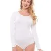 Spirit Halloween Long Sleeve White Bodysuit -Easy Costumes Sales 01263821 a