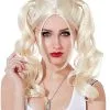 Spirit Halloween Blonde Pigtail Wig 2 Spirit Halloween Blonde Pigtail Wig -Easy Costumes Sales 01297597 a