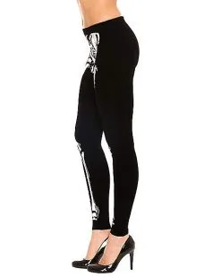 Spirit Halloween Skeleton Leggings -Easy Costumes Sales 01307495 c