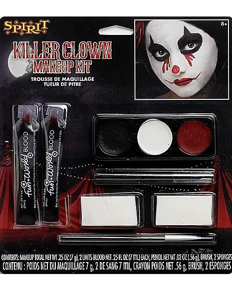 Spirit Halloween Killer Clown Makeup Kit 4 Spirit Halloween Killer Clown Makeup Kit - Image 2