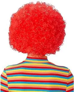 Spirit Halloween Red Curly Wig -Easy Costumes Sales 01340272 b
