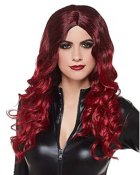 Spirit Halloween Burgundy Ombre Wig 3 Spirit Halloween Burgundy Ombre Wig