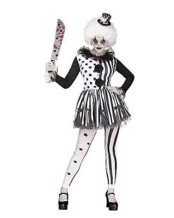 Spirit Halloween Adult Twisted Trickster Clown Costume