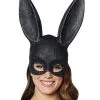 Spirit Halloween Black Glitter Bunny Mask 2 Spirit Halloween Black Glitter Bunny Mask -Easy Costumes Sales 01347780 a