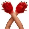 Spirit Halloween Faux Fur Fox Gloves 1 Spirit Halloween Faux Fur Fox Gloves -Easy Costumes Sales 01352319 a