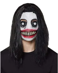 Spirit Halloween Demented Grinning Killer Half Mask