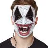 Spirit Halloween Laughing EL Wire Riot Clown Half Mask 1 Spirit Halloween Laughing EL Wire Riot Clown Half Mask -Easy Costumes Sales 01359504 a