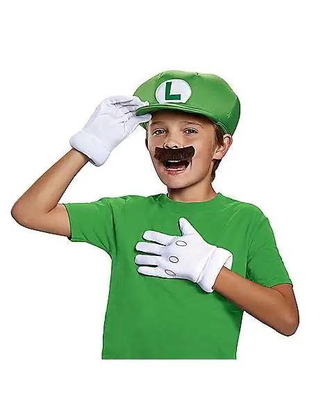 Spirit Halloween Kids Luigi Costume Kit - Nintendo 3 Spirit Halloween Kids Luigi Costume Kit - Nintendo