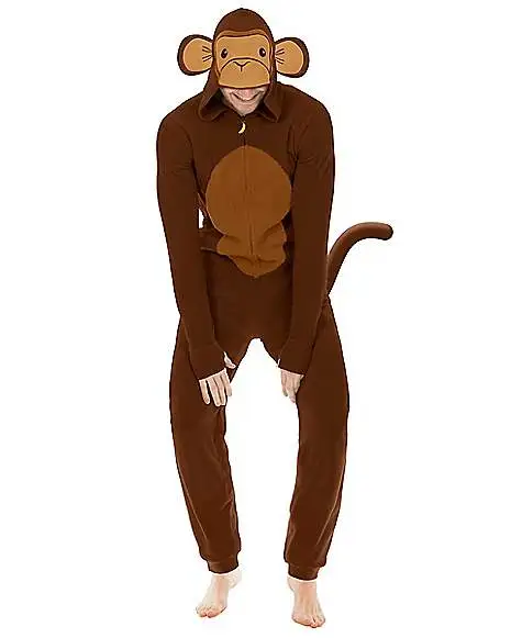 Spirit Halloween Adult Monkey Union Suit 3 Spirit Halloween Adult Monkey Union Suit