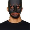 Spirit Halloween Light Up EL Wire X Eyes Mask -Easy Costumes Sales 01390046 a
