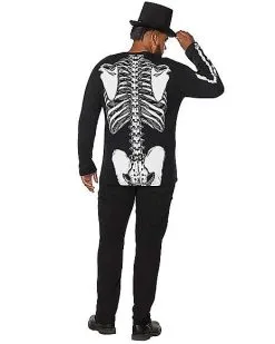Spirit Halloween Long Sleeve Skeleton T Shirt 8 Spirit Halloween Long Sleeve Skeleton T Shirt -Easy Costumes Sales 01395417 b