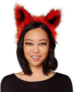 Spirit Halloween Faux Fur Fox Ear Headband