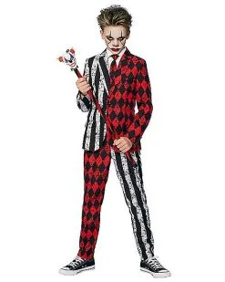 Spirit Halloween Kids Twisted Circus Suit