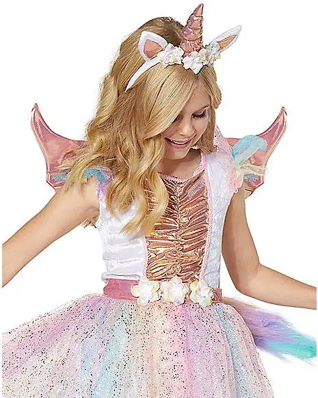 Spirit Halloween Kids Rosy Unicorn Costume 5 Spirit Halloween Kids Rosy Unicorn Costume - Image 3
