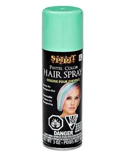 Spirit Halloween Pastel Green Hairspray