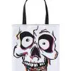 Spirit Halloween Skull Candy Window Tote Bag -Easy Costumes Sales 01427608 a