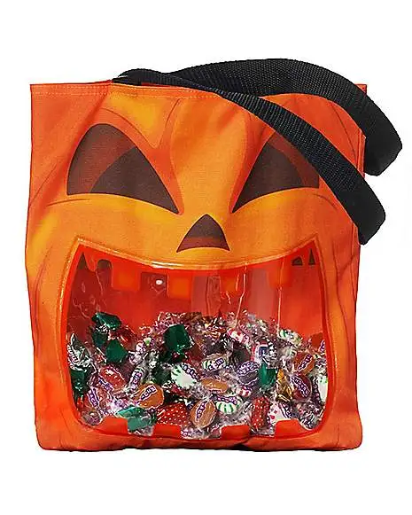 Spirit Halloween Pumpkin Window Tote Bag 3 Spirit Halloween Pumpkin Window Tote Bag