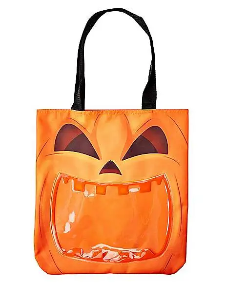 Spirit Halloween Pumpkin Window Tote Bag 4 Spirit Halloween Pumpkin Window Tote Bag - Image 2