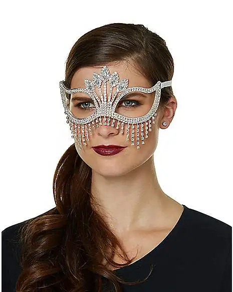 Spirit Halloween Diamond Eye Half Mask 4 Spirit Halloween Diamond Eye Half Mask - Image 2
