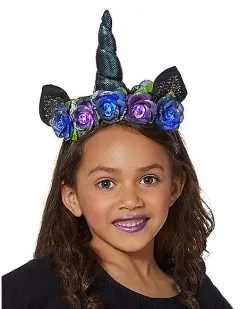 Spirit Halloween Kids Faux Fur Light-Up Unicorn Costume Kit -Easy Costumes Sales 01446905 b