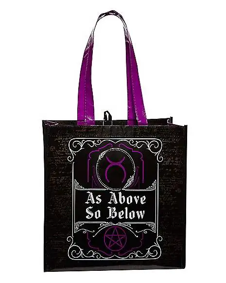 Spirit Halloween As Above So Below Tote Bag 3 Spirit Halloween As Above So Below Tote Bag