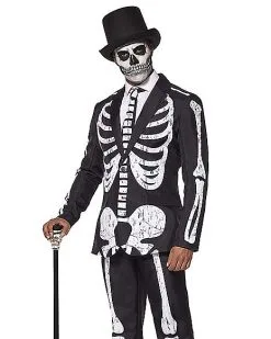 Spirit Halloween Adult Skeleton Suit -Easy Costumes Sales 01473677 c