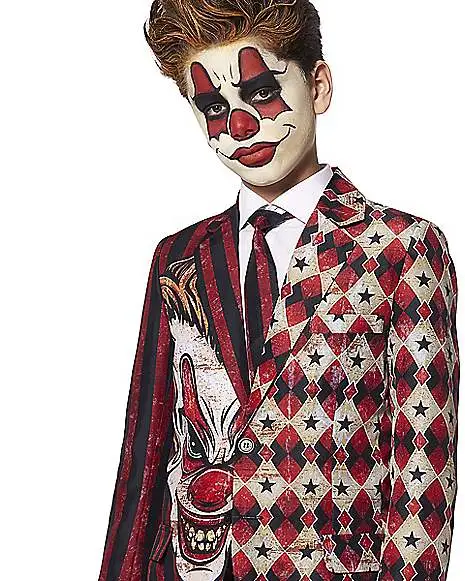 Spirit Halloween Kids Creepy Clown Suit 5 Spirit Halloween Kids Creepy Clown Suit - Image 3