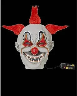 Spirit Halloween Light-Up Krazy Clown Mask 11 Spirit Halloween Light-Up Krazy Clown Mask -Easy Costumes Sales 01494319 g