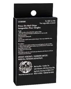 Spirit Halloween Fallen Angel Press On Nails -Easy Costumes Sales 01498864 d