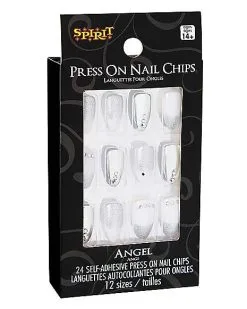 Spirit Halloween Angel Press On Nails -Easy Costumes Sales 01498872 c