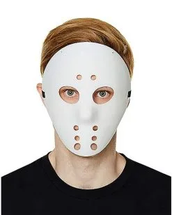 Spirit Halloween Glow In The Dark Hockey Half Mask