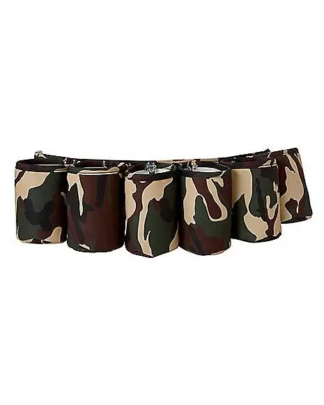 Spirit Halloween Camouflage Beer Belt 3 Spirit Halloween Camouflage Beer Belt