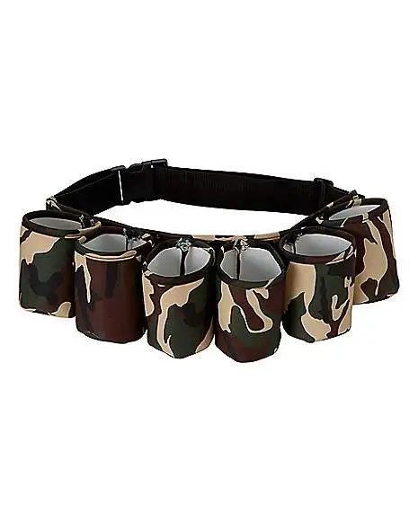 Spirit Halloween Camouflage Beer Belt 4 Spirit Halloween Camouflage Beer Belt - Image 2