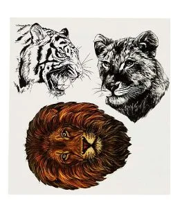 Spirit Halloween Big Cat Temporary Tattoos 8 Spirit Halloween Big Cat Temporary Tattoos -Easy Costumes Sales 01507813 d