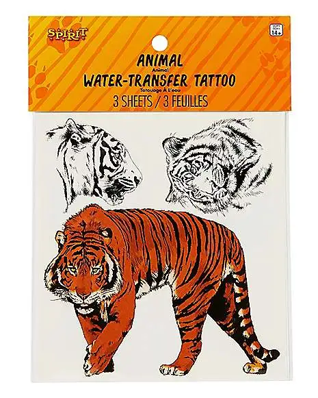 Spirit Halloween Big Cat Temporary Tattoos 6 Spirit Halloween Big Cat Temporary Tattoos - Image 4