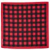Spirit Halloween Red And Black Buffalo Plaid Bandana