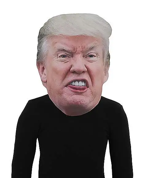 Spirit Halloween Giant Yelling Trump Half Mask 3 Spirit Halloween Giant Yelling Trump Half Mask