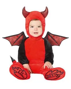Spirit Halloween Baby Red Devil One Piece Costume