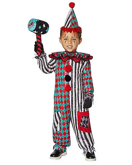 Spirit Halloween Kids Trickster Clown Costume 3 Spirit Halloween Kids Trickster Clown Costume