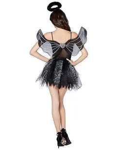 Spirit Halloween Adult Fallen Angel Costume Kit -Easy Costumes Sales 01544899 b