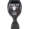 Spirit Halloween Friday The 13th Mini Hairbrush -Easy Costumes Sales 01545482 a