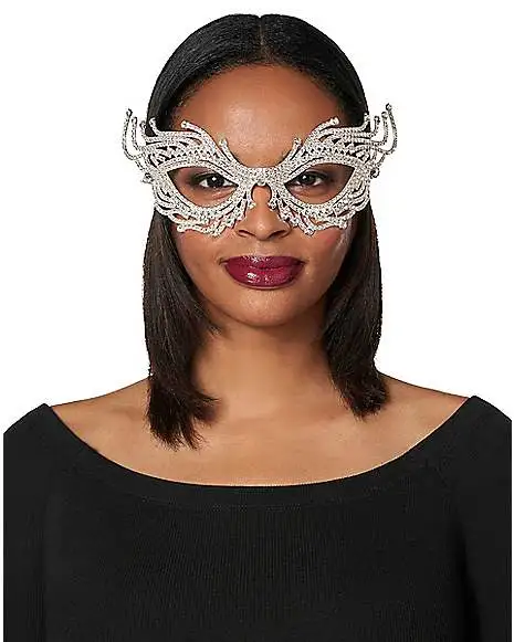 Spirit Halloween Diamond Flame Eye Mask 3 Spirit Halloween Diamond Flame Eye Mask