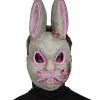 Spirit Halloween Light-Up EL Wire Bad Bunny Half Mask 1 Spirit Halloween Light-Up EL Wire Bad Bunny Half Mask -Easy Costumes Sales 01548676 a