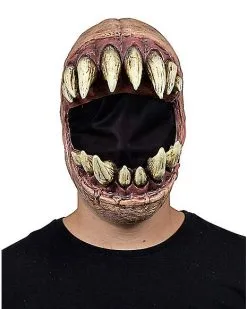 Spirit Halloween Flesh Creature Half Mask