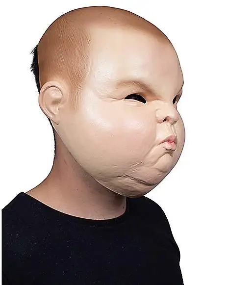 Spirit Halloween Grump Baby Full Mask 4 Spirit Halloween Grump Baby Full Mask - Image 2