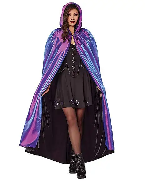 Spirit Halloween Adult Reversible Cape - Deluxe 3 Spirit Halloween Adult Reversible Cape - Deluxe
