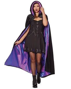 Spirit Halloween Adult Reversible Cape - Deluxe 9 Spirit Halloween Adult Reversible Cape - Deluxe -Easy Costumes Sales 01560721 c