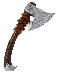Spirit Halloween Faux Fur Viking Axe